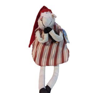 2006 Dayspring Cards x Hallmark praying stuffed bean tush Sheep Faith in pajamas